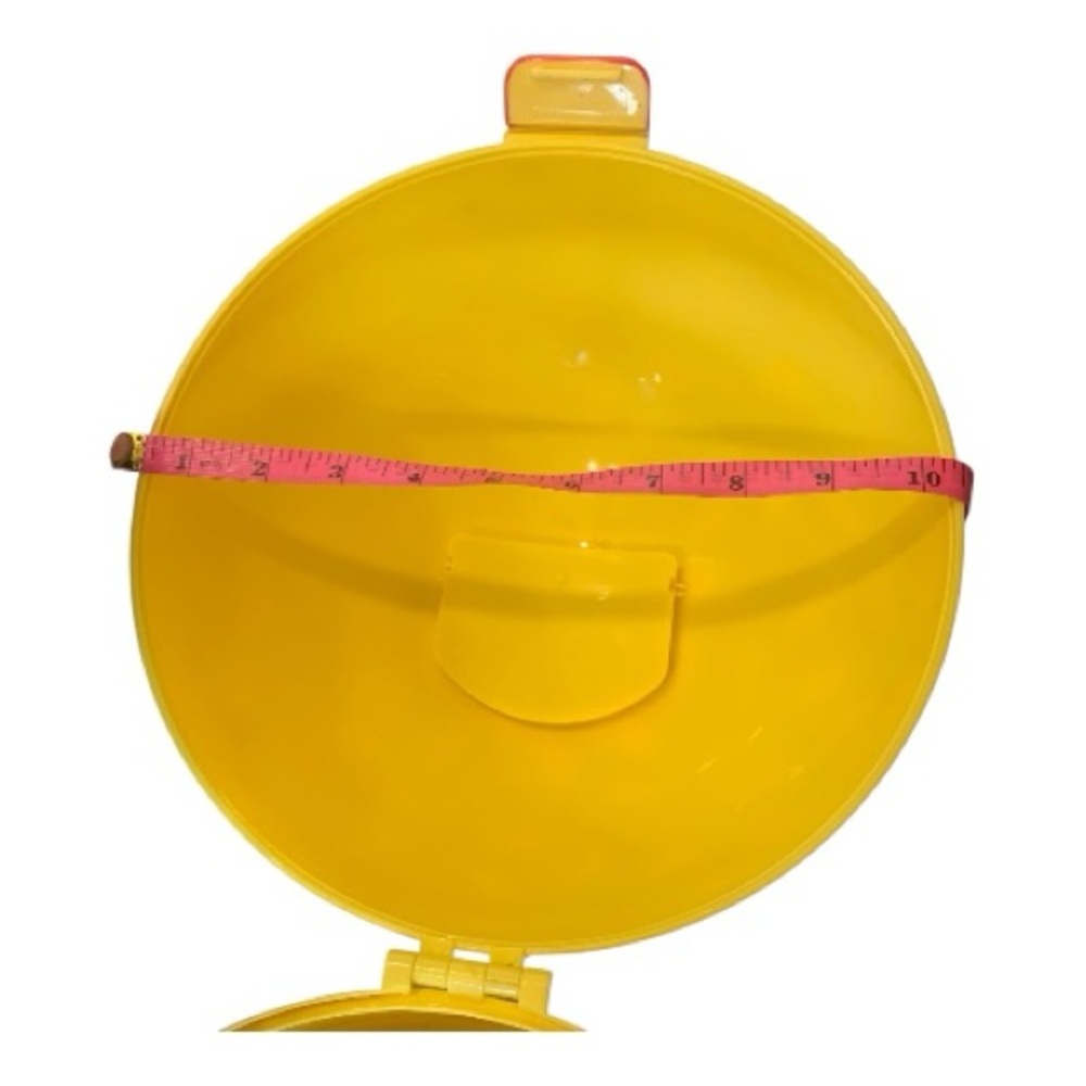 NWT Fun and Adorable Sun Squad Hamburger Grill Caddy Yellow Durable Plastic - Picture 8 of 12
